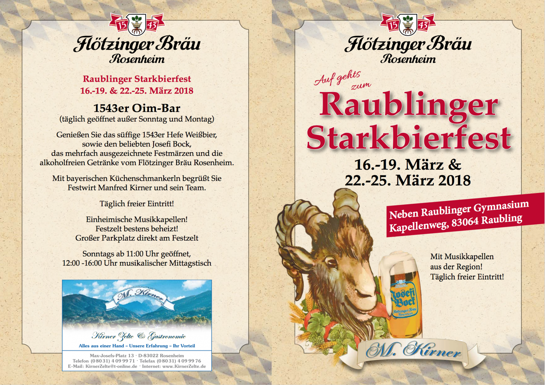Starkbierfest Raubling 2018